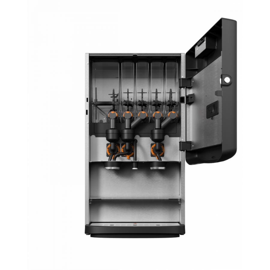 Machine à café instantané Bolero Turbo XL 53 - 5 boîtes - 464 x 504 x 845 mm