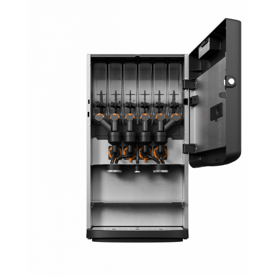 Machine à café instantané Bolero Turbo XL 64 - 6 boîtes - 464 x 504 x 845 mm