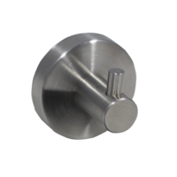 Stainless Steel Coat Hook Wall Mount with Concealed Fixing | Ø 68mm