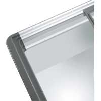 Glacière de 398 L avec couvercles coulissants en verre et éclairage LED