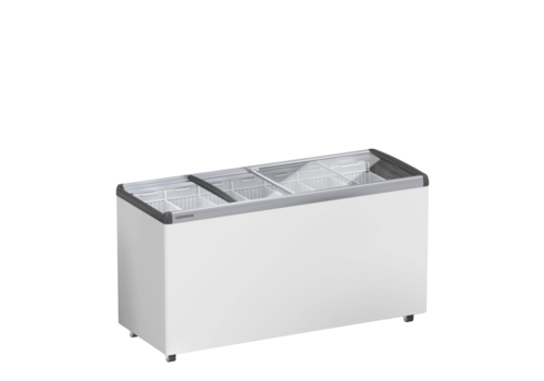  Liebherr Glacière de 398 L avec couvercles coulissants en verre et éclairage LED 