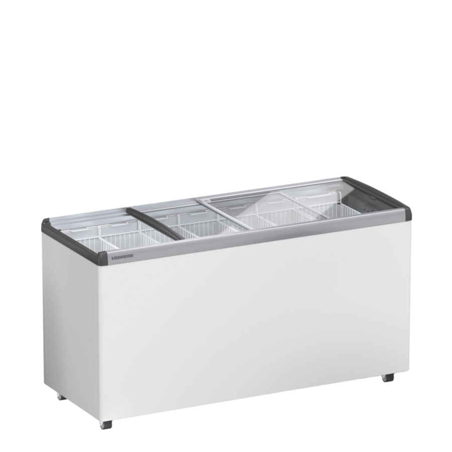 IJsconservator 398L met Glazen Schuifdeksels en LED Verlichting