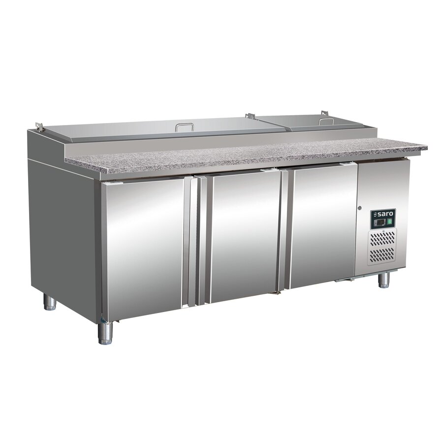 Refrigerated Preparation Table 3 Doors with Fan