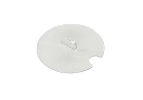  HorecaTraders Transparent Lid for Salad Bowl 180x180 mm | Scratch-resistant Plastic 