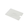 HorecaTraders Couvercle en plastique transparent pour saladier 215 x 155 x 85 mm – Couvercle pour comptoir réfrigéré de restauration