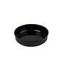 HorecaTraders Bol rond en plexiglas noir - 3,1 L - ø300 x 65 mm