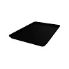 HorecaTraders Rechteckiges, schwarzes Kunststoff-Präsentationstablett 420 x 280 x 20 mm für Kühlvitrinen und Buffetpräsentation