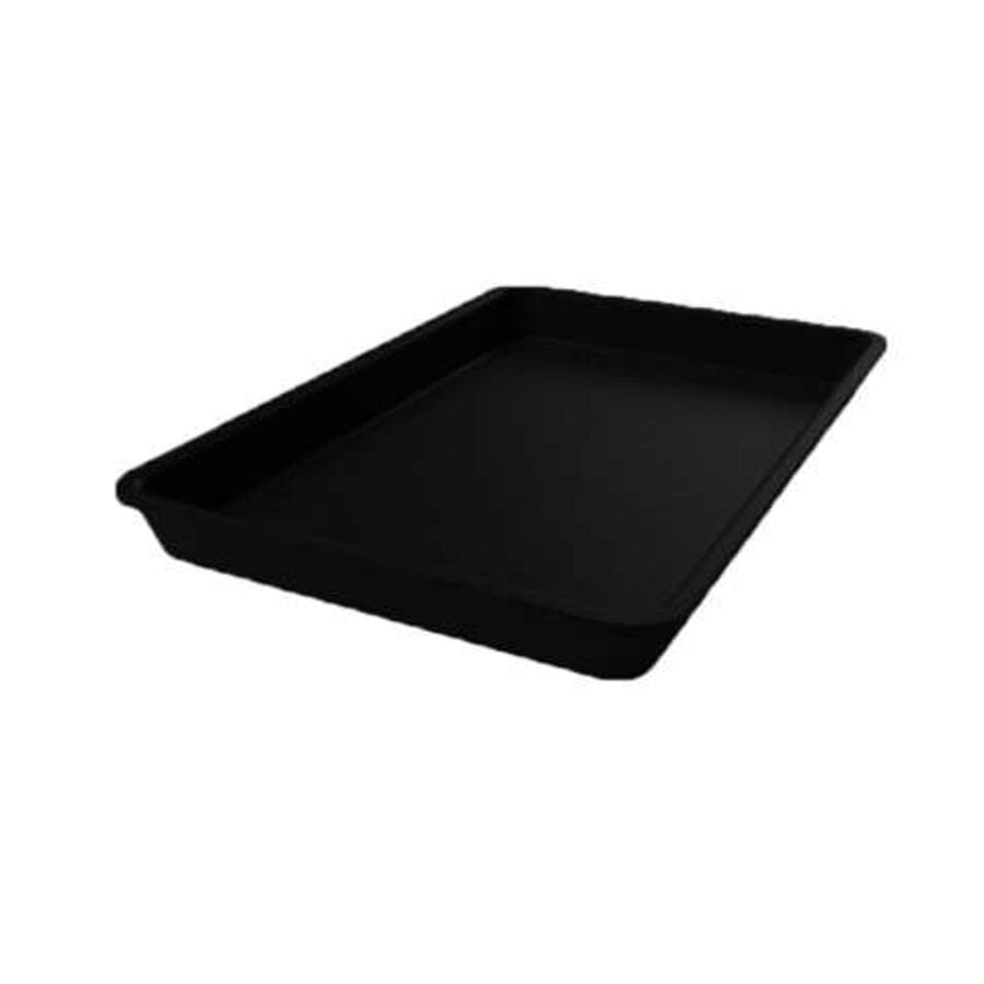 Rectangular Black Plastic Presentation Tray 420x280x50 mm for Refrigerated Display Cases and Buffet Presentation