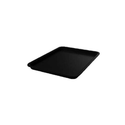  HorecaTraders Rectangular Black Plastic Presentation Tray | PMMA plexiglass | 0.7L | 280x280x20 mm 