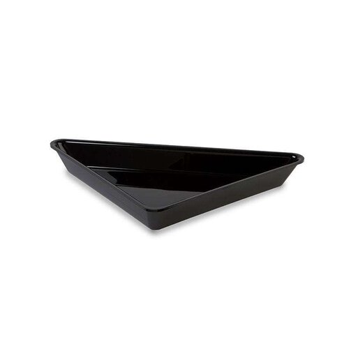 HorecaTraders Black Triangular Presentation Tray - 270x365x20mm 