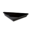 HorecaTraders Plateau de présentation triangulaire noir - 0,8 L - 400 x 565 x 20 mm
