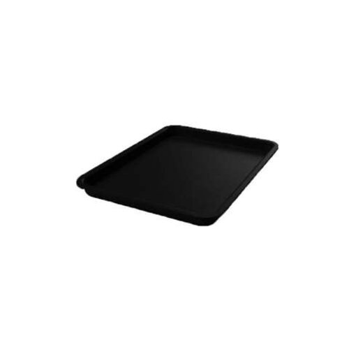  HorecaTraders Rectangular Black Plastic Presentation Tray 280x210x20 mm for Refrigerated Display Cases and Buffet Presentation 
