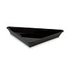 HorecaTraders Black Triangular Presentation Tray - 0.8L - 400x565x20mm
