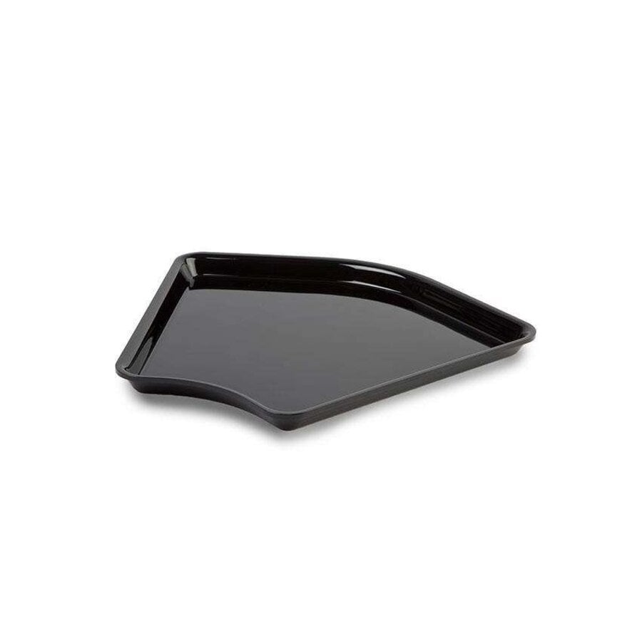 Zwarte Hoekschaal | Afgerond | PMMA plexi | 0,8L | 280x135°x20mm