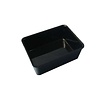 HorecaTraders Rectangular Black Plastic Presentation Tray 280x210x100 mm for Refrigerated Display Cases and Buffet Presentation