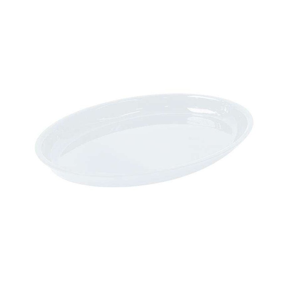 Witte Presentatieschaal Ovaal - 2,1L - 425x285x30mm