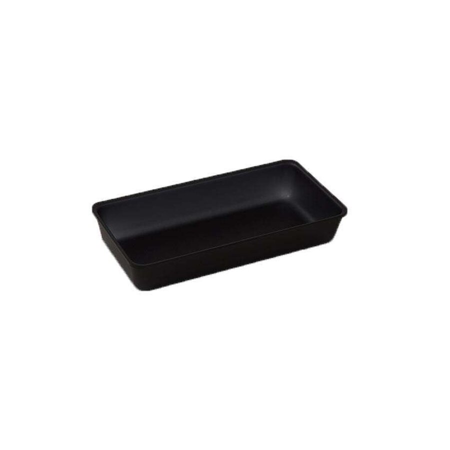 Zwarte Presentatieschaal Rechthoekig - 0,8L - 280x105x50mm