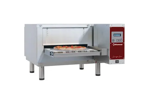  HorecaTraders Electric Tunnel Oven with Conveyor Belt | 230V | 800x1270x390 mm 
