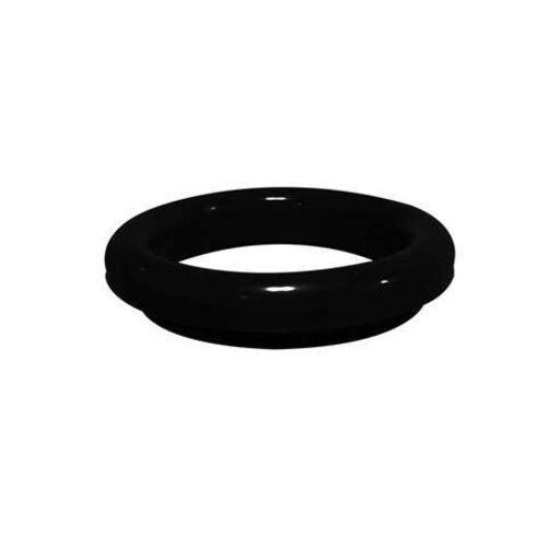  HorecaTraders Afvalkokerring Ø200 mm Inbouw | Glanzende Rubber Afvaldoorvoer voor Horeca Werkbladen en Spoeltafels 