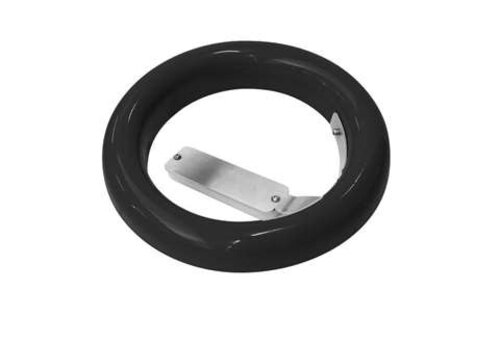  HorecaTraders Waste chute ring with magnet Ø201 mm flush-mounted | Cutlery catcher for hospitality worktops 