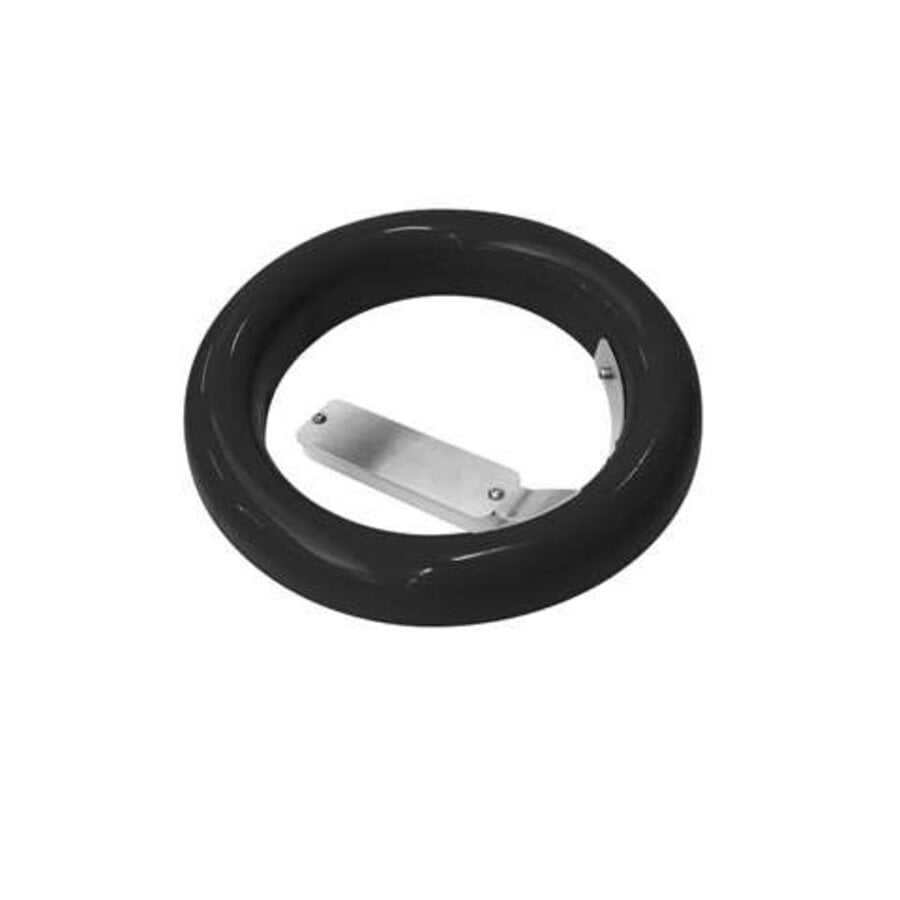Waste chute ring with magnet Ø201 mm flush-mounted | Cutlery catcher for hospitality worktops