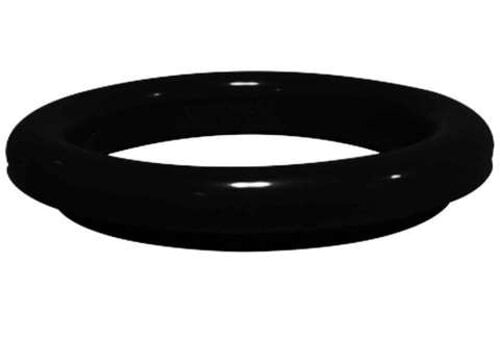  HorecaTraders Anneau de goulotte à déchets Ø278 mm | Conduit d'évacuation encastré brillant pour plans de travail hôteliers 