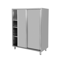 Servieskast | schuifdeuren | 3 planken | 1600x700x1800mm