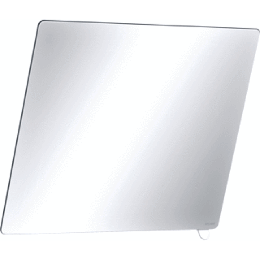 Tiltable Bathroom Mirror 600x500 mm with Wall Mount