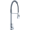 Mechanical Urinal Flush Mounted Chrome with Adjustable Flow