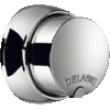 Delabie Built-in Urinal Flusher Chrome with Adjustable Water Flow