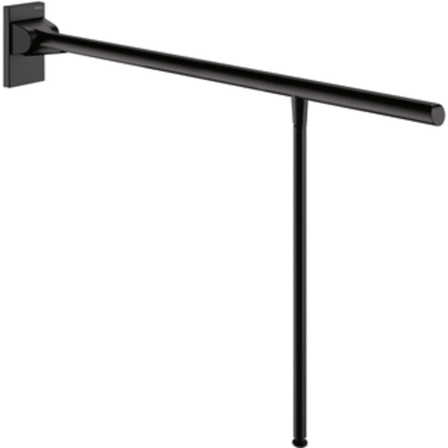 Opklapbare Wandbeugel 900 mm Zwart voor Aangepast Sanitair