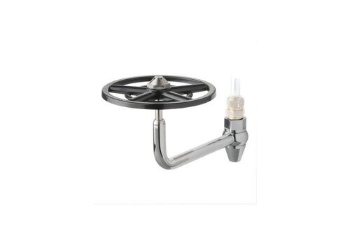  HorecaTraders Stainless Steel Glass Rinser 