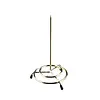 HorecaTraders Beleghalter aus Edelstahl | Ideal für Gastronomie, Restaurants und Cafés | 15 (H) x 15 (Ø) cm