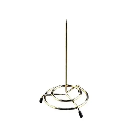  HorecaTraders Bonnenprikker RVS | Bonnenhouder voor Horeca, Restaurant en Café | 15(h) x 15(Ø) cm 