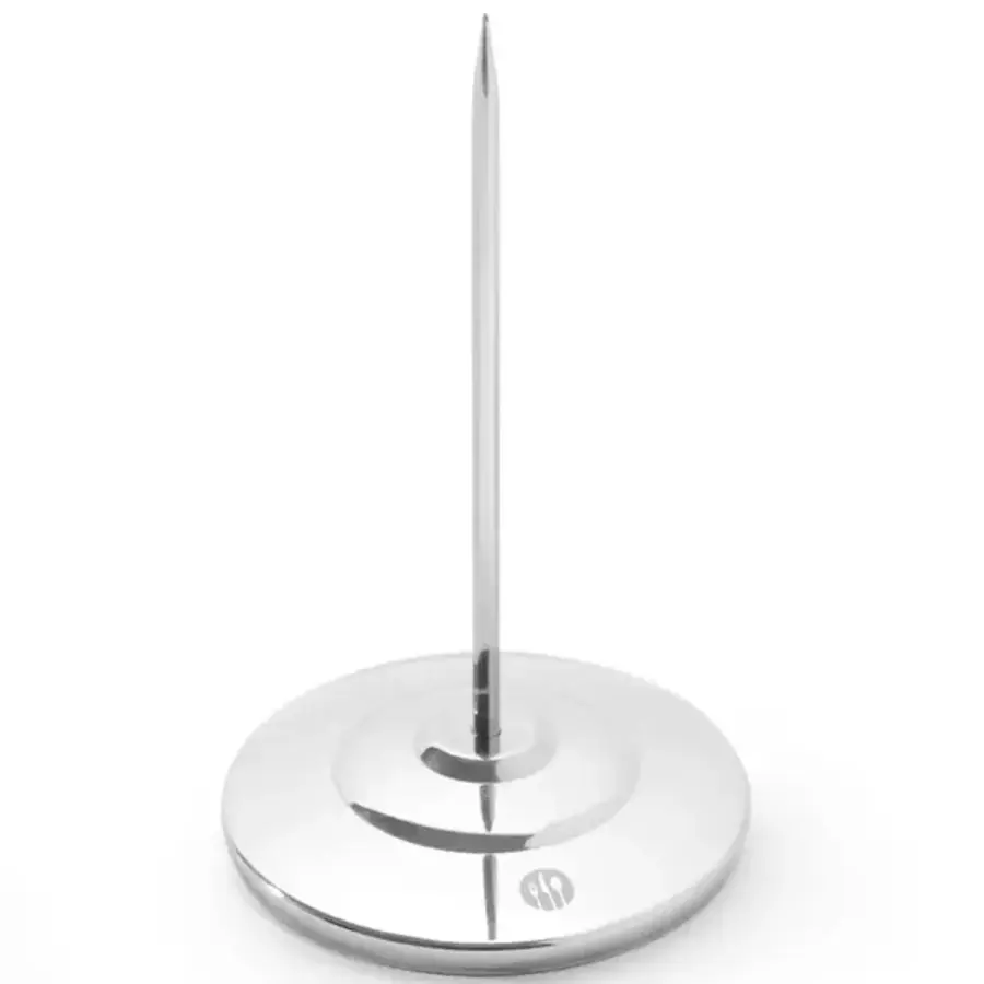 Beleghalter | Edelstahl | Ø 80 x 150 mm (H) | Beleghalter für Gastronomie, Restaurants und Cafés