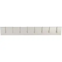 Porte-tickets | Acier inoxydable | 8 ressorts | 10 (H) x 62,5 (L) x 2 (P) cm