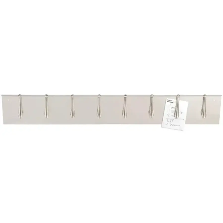 Porte-tickets | Acier inoxydable | 13 ressorts | 10 (H) x 100 (L) x 2 (P) cm