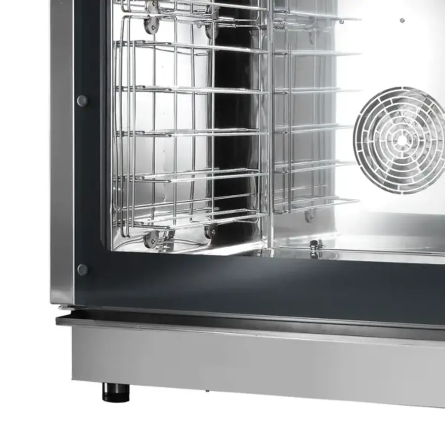 Professioneller elektrischer Kombi-Dampfreiniger 10x GN 1/1 | 400 V | 12,7 kW | 920×840×1145 mm
