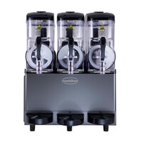 Slushmachine 3x12 Liter 610x570x870 mm 230V Zwart