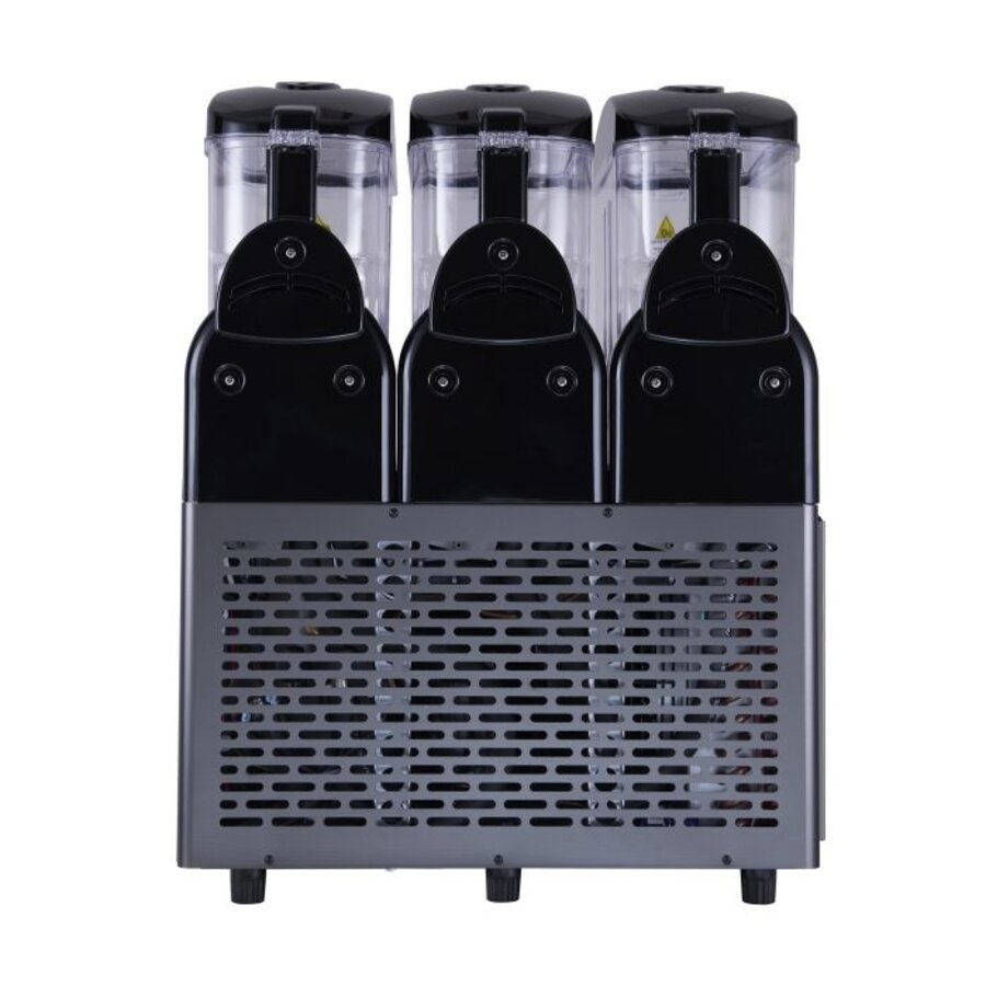 Slush machine 3x12 Liters 610x570x870 mm 230V Black