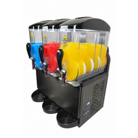 Slush machine 3x12 Liters 610x570x870 mm 230V Black