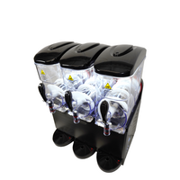 Slush machine 3x12 Liters 610x570x870 mm 230V Black