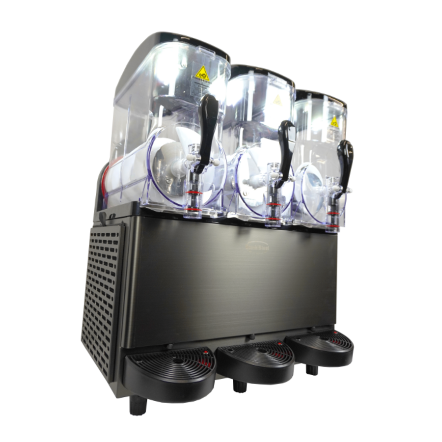Machine à granita 3 x 12 litres 610 x 570 x 870 mm 230 V Noir
