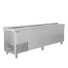 HorecaTraders Professional Stainless Steel Bottle Cooler | 293 Liters | +2 to +8 °C | 1505 x 565 x 930 mm