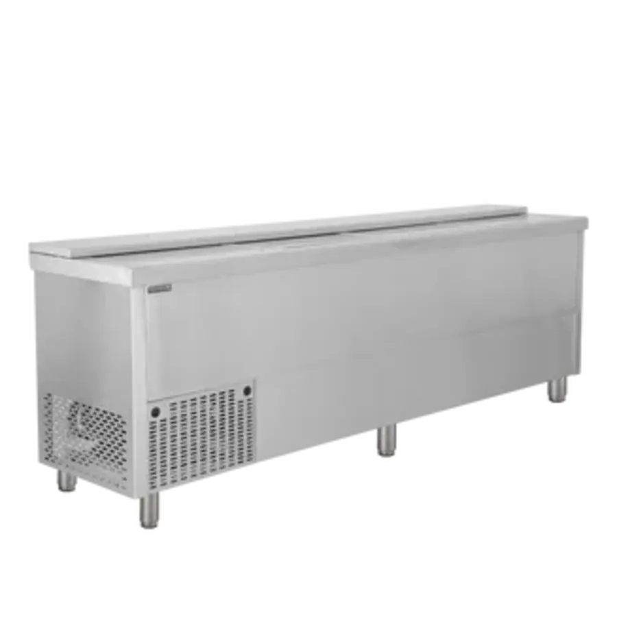 Professional Stainless Steel Bottle Cooler | 293 Liters | +2 to +8 °C | 1505 x 565 x 930 mm