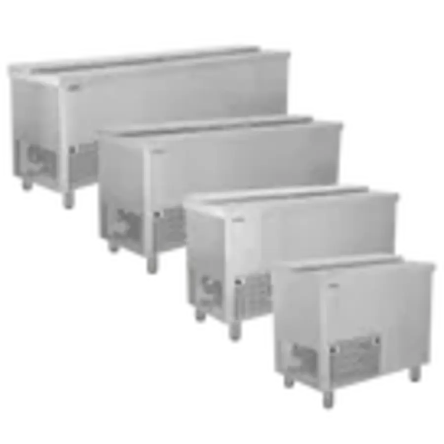 Professional Stainless Steel Bottle Cooler | 293 Liters | +2 to +8 °C | 1505 x 565 x 930 mm