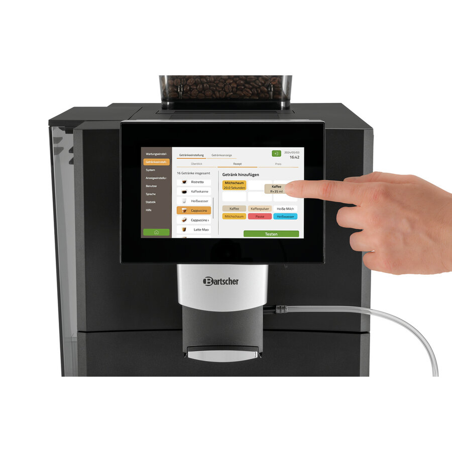 Cafetière | Noire | 4 litres | Max. 80 tasses/heure | 350 x 525 x 475 mm