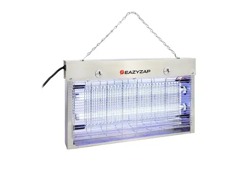  Energieeffizienter LED-Fliegenfänger aus Edelstahl, 100 m², für Gastronomieküchen und Restaurants 