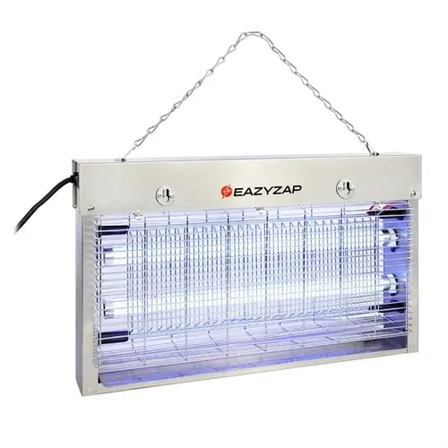  Energieeffizienter LED-Fliegenfänger aus Edelstahl, 100 m², für Gastronomieküchen und Restaurants 