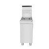 HorecaTraders Gas Fryer 21 Liters Propane 26.4 kW 400x900x850 mm